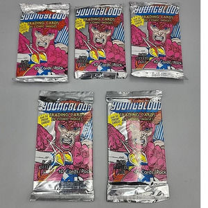 Youngblood Comic Images Rob Liefeld 1992 Lot of 5 Unopened Packs Possible Prizms